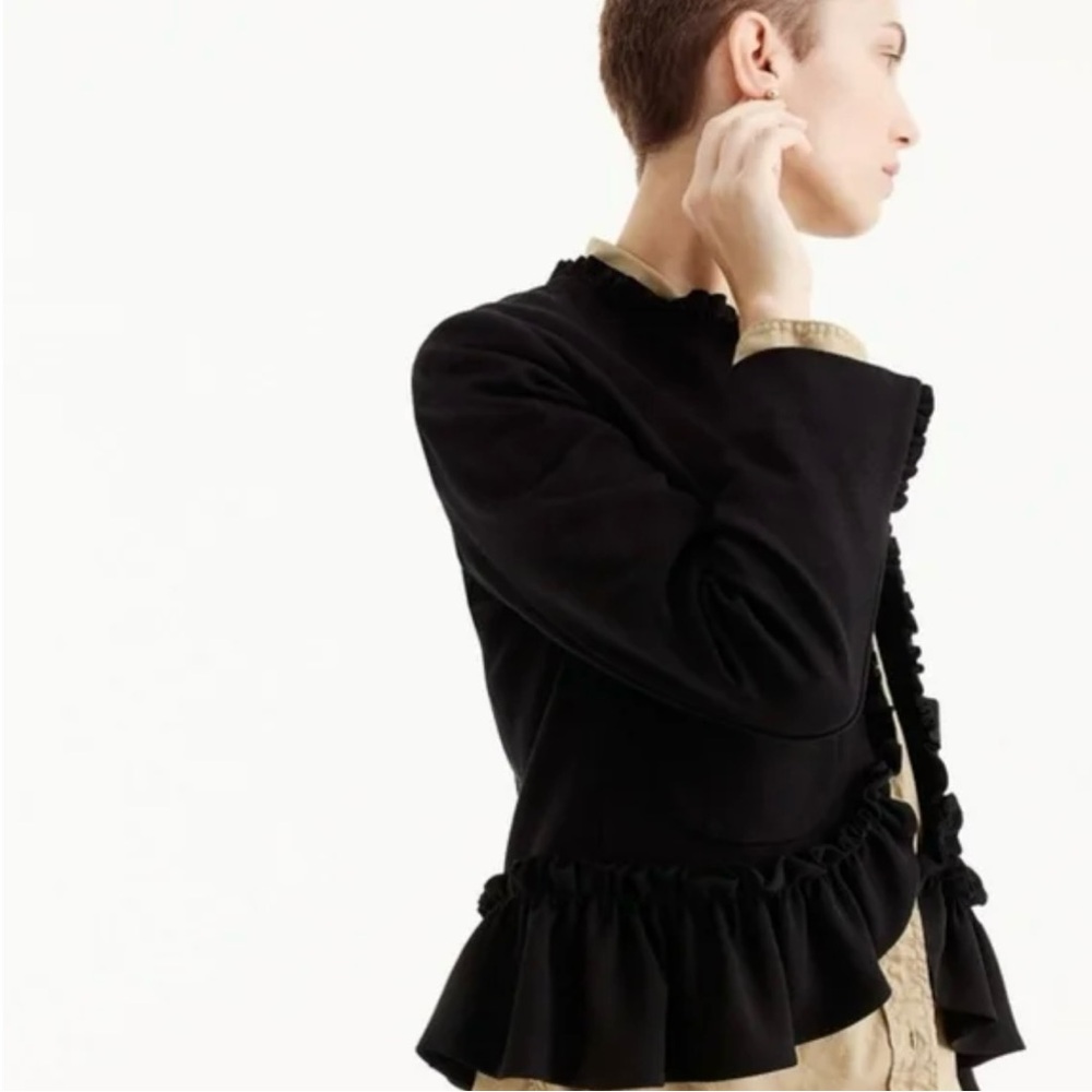 J.Crew The Going-out Blazer With Ruffles - Picture 2 of 5